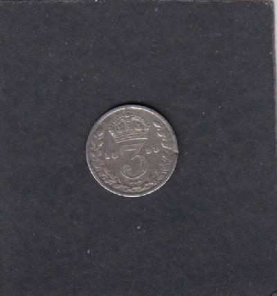 Beschrijving: 3 Pence  VICTORIA